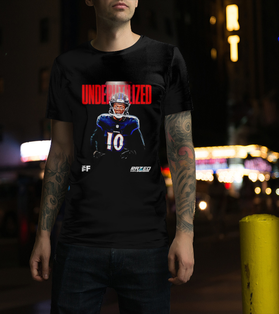 Underutilized Baltimore Ravens Football 10 T-Shirt