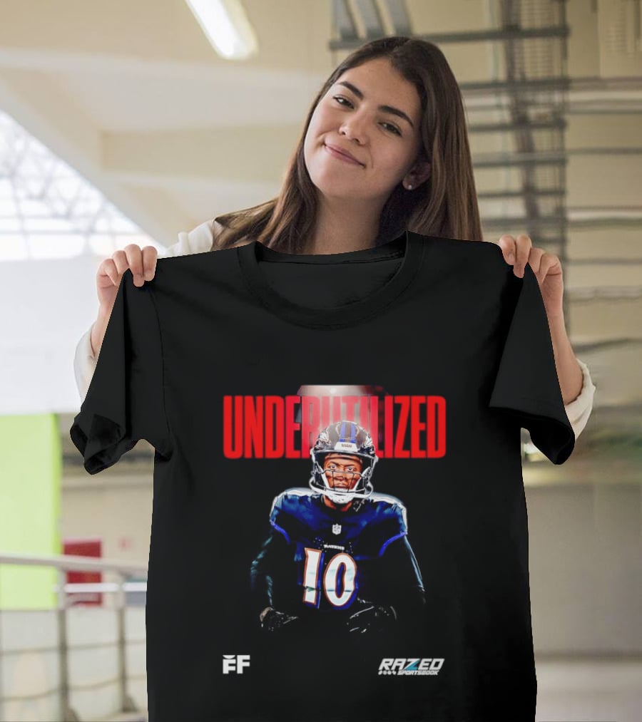 Underutilized Baltimore Ravens Football 10 T-Shirt