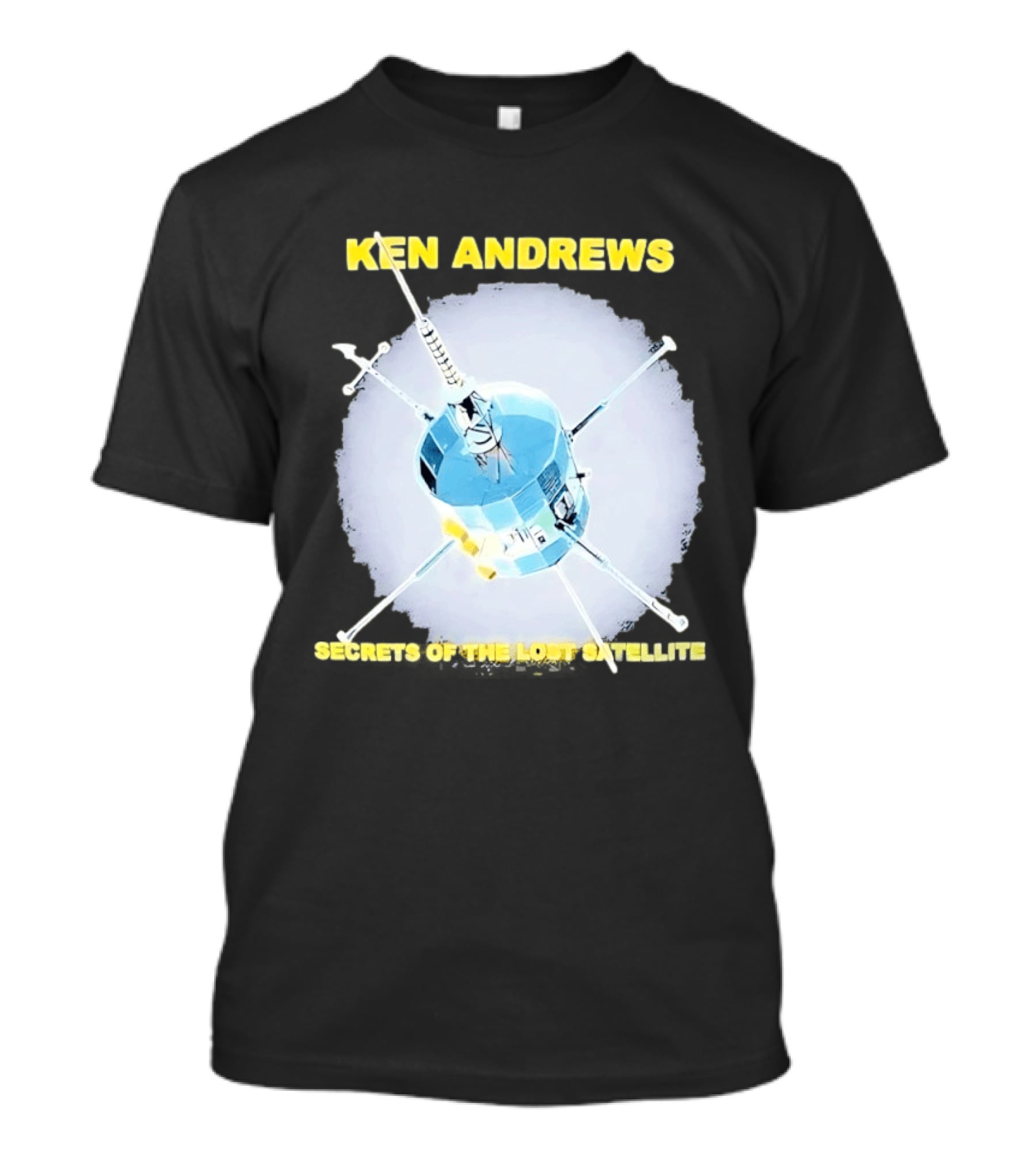 Ken Andrews Secrets Of The Lost Satellite T-Shirt