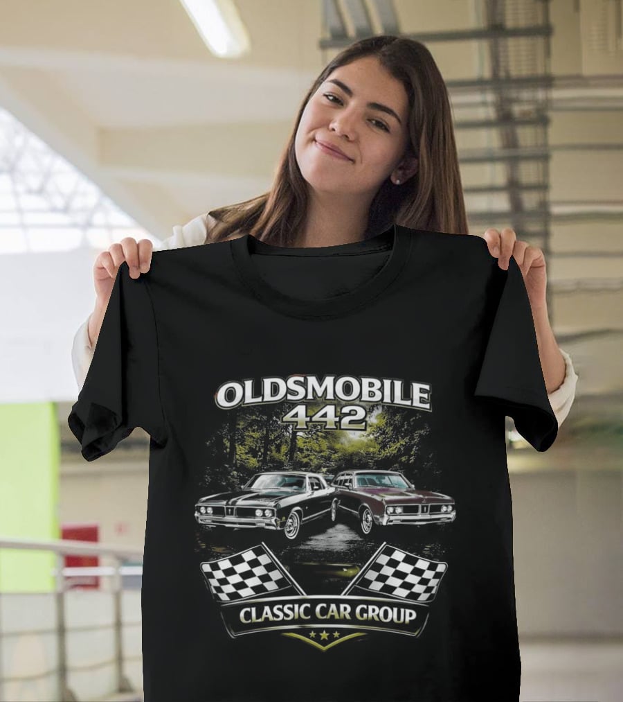 Oldsmobile 442 Muscle Car Sport Coupe Classic 1969 Vintage American Auto T-Shirt