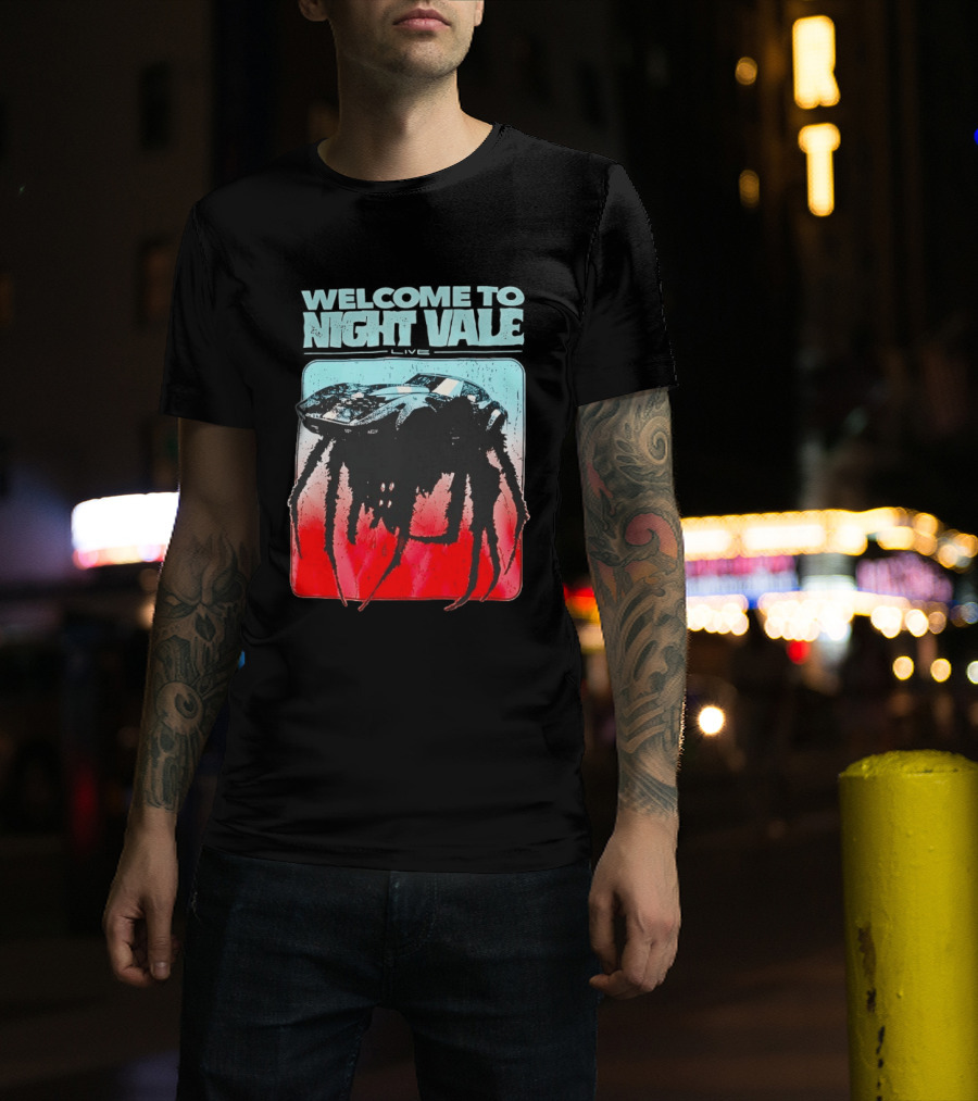 Welcome To Night Vale Live Giant Spider UFO T-Shirt