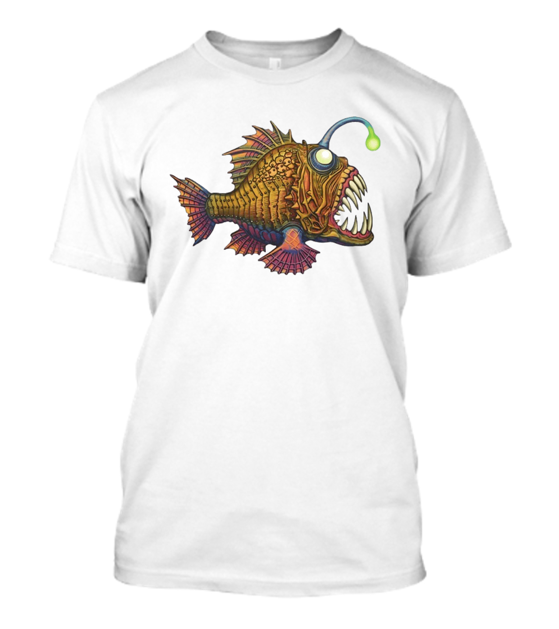 Anglerfish Deep Sea Monster Bright Lure T-Shirt