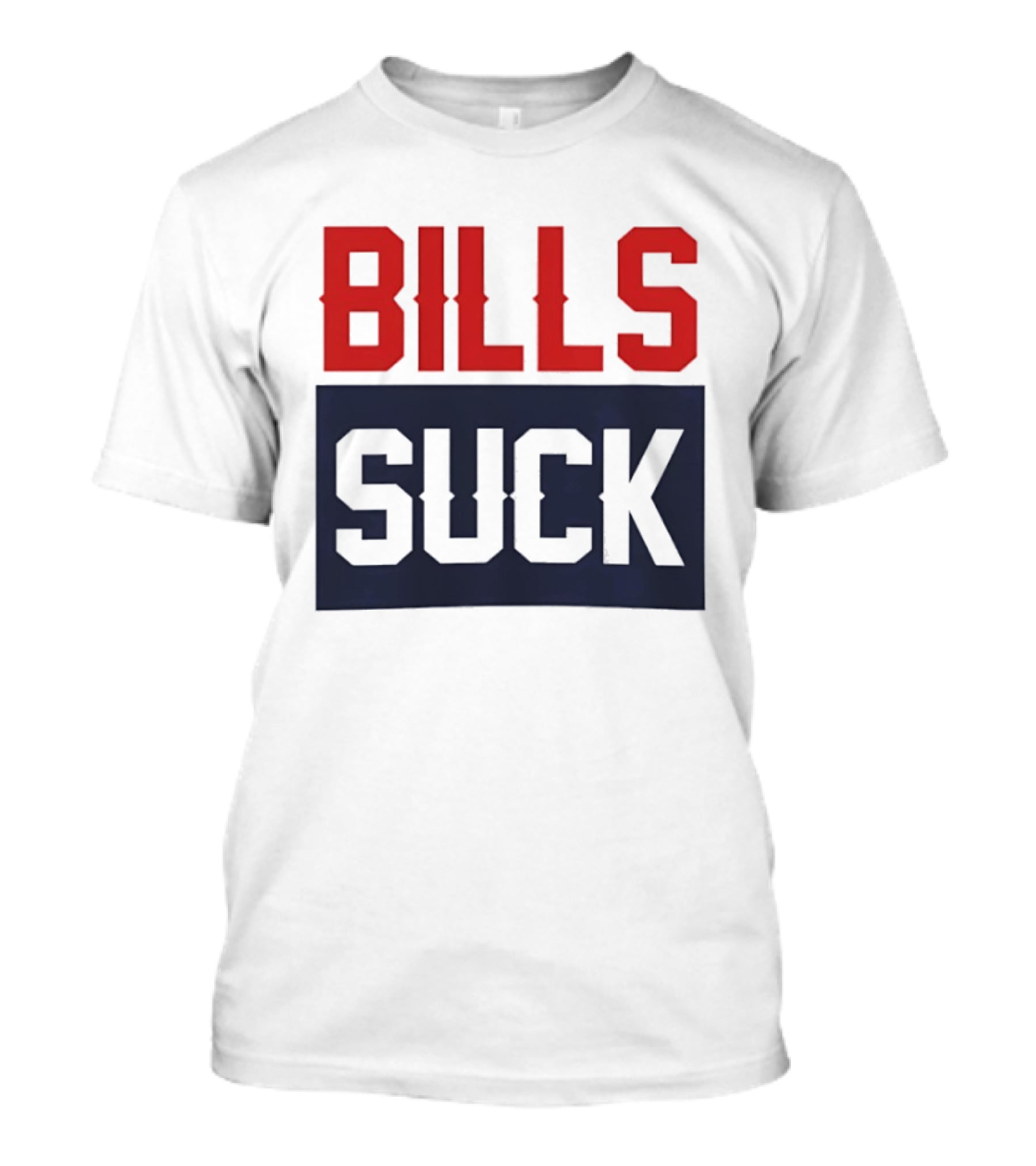 New England Patriots Rivalry Bills Suck Fan Gear T-Shirt