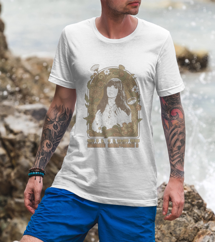 Ella Langley Floral Vintage Aesthetic T-Shirt