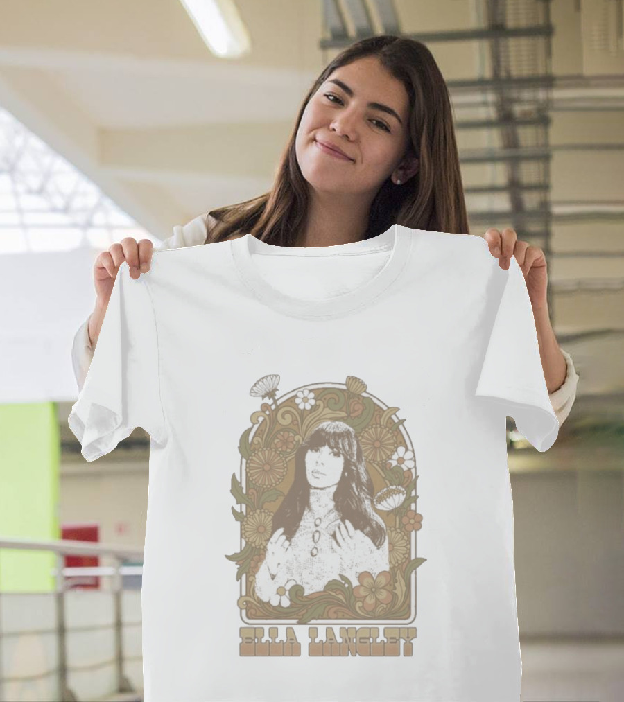 Ella Langley Floral Vintage Aesthetic T-Shirt