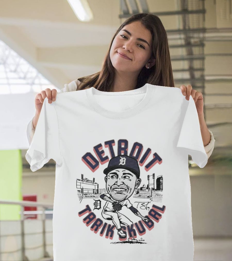 Detroit Tarik Skubal Baseball Player T-Shirt