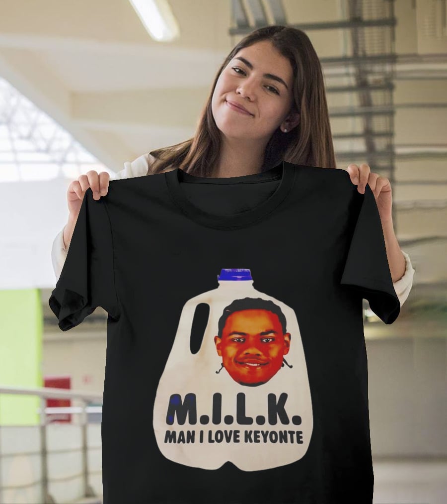 M.I.L.K Man I Love Keyonte George Fan T-Shirt