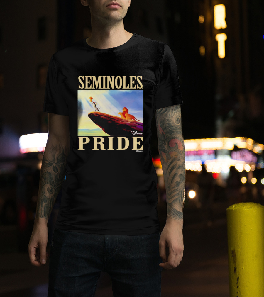 Seminoles Pride Florida State Disney Lion King Scene T-Shirt