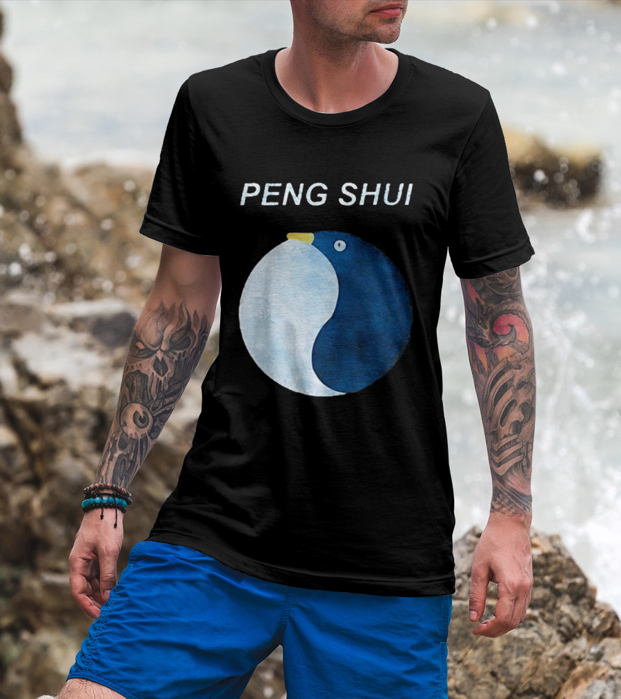 Peng Shui Feng Shui Penguin Yin Yang T-Shirt