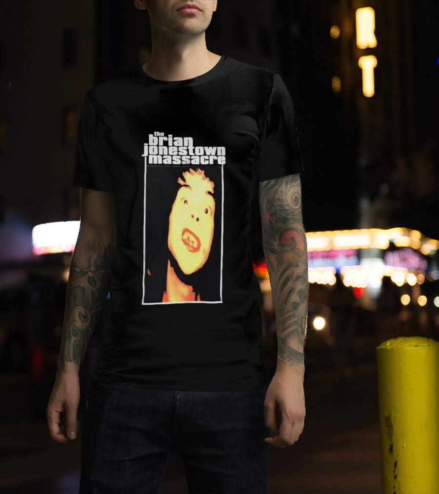 The Brian Jonestown Massacre Distorted Yellow Face T-Shirt