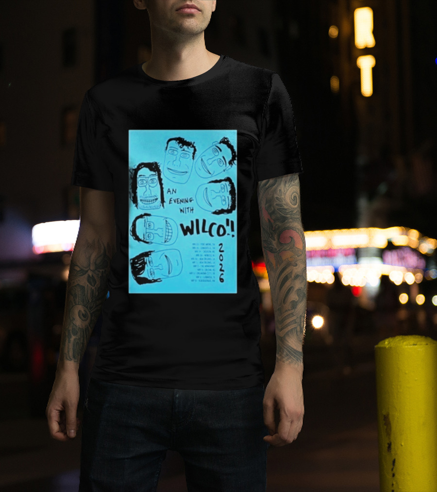 An Evening With Wilco 2026 Tour April & May T-Shirt