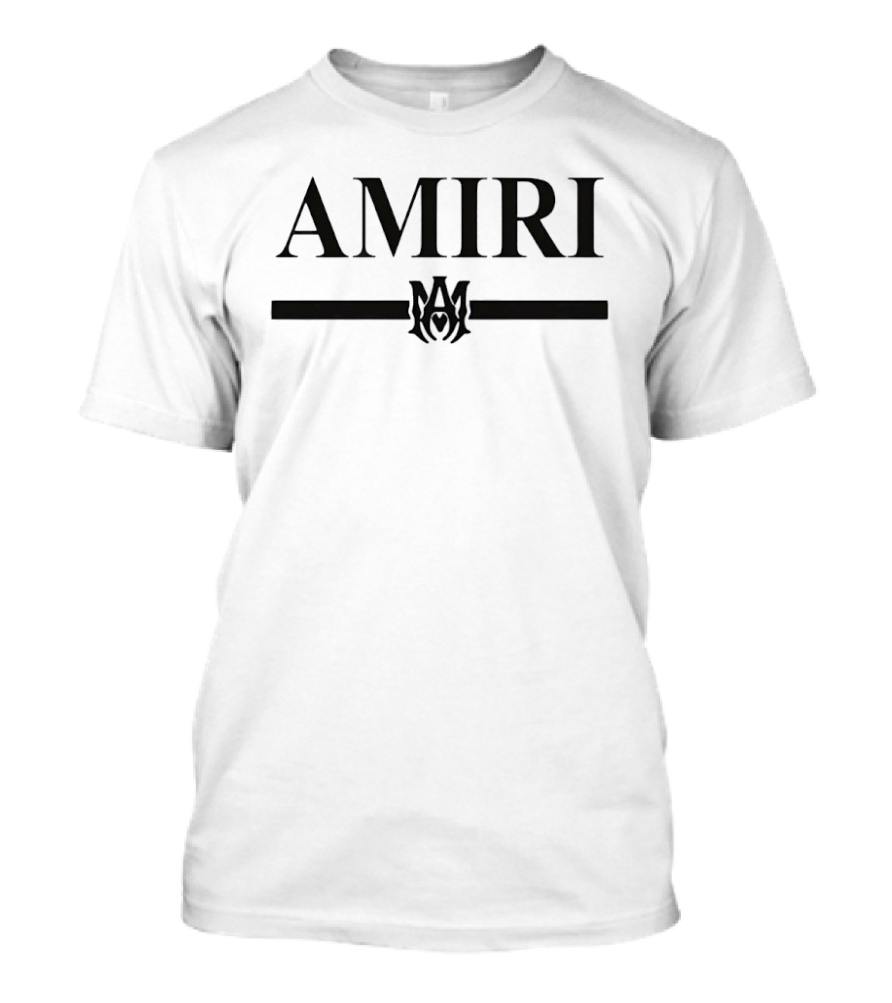 Amiri Ma Bar MM Monogram Fashion Brand T-Shirt