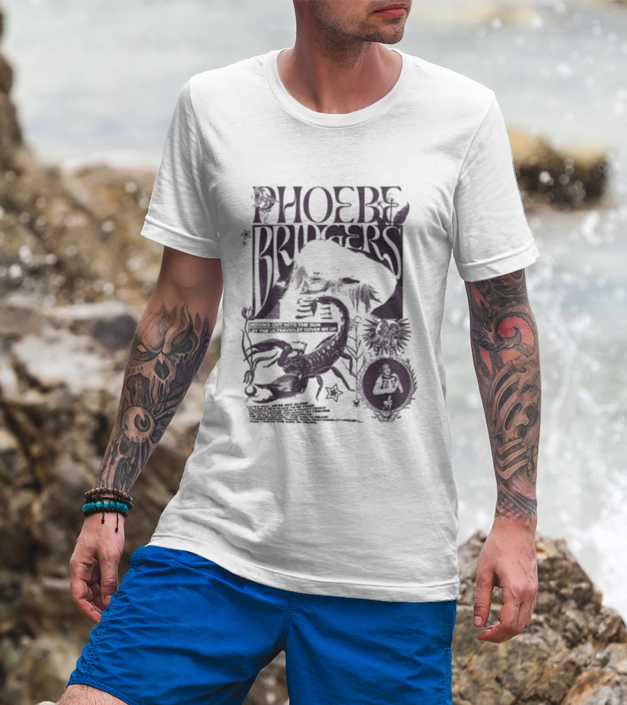 Phoebe Bridgers I Know The End Natural Scorpion Star T-Shirt