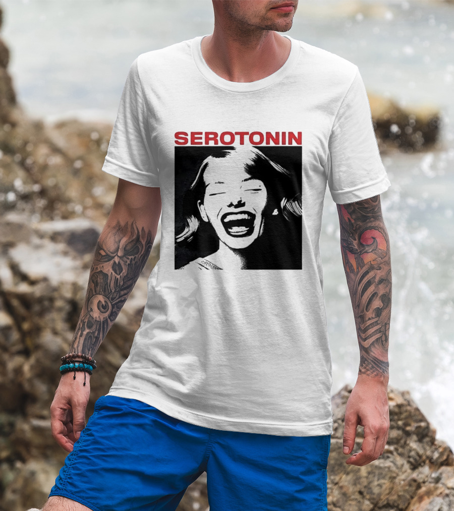 Joris Voorn Serotonin Bold Red Joyful Face T-Shirt
