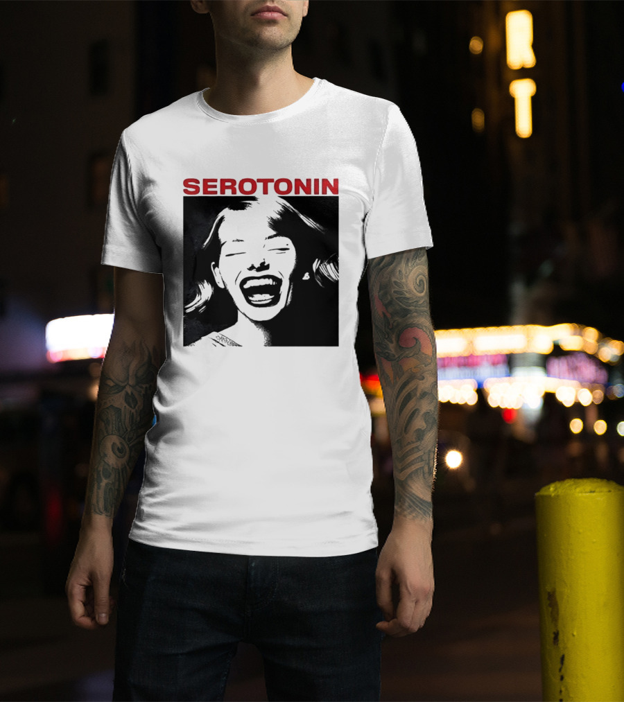 Joris Voorn Serotonin Bold Red Joyful Face T-Shirt