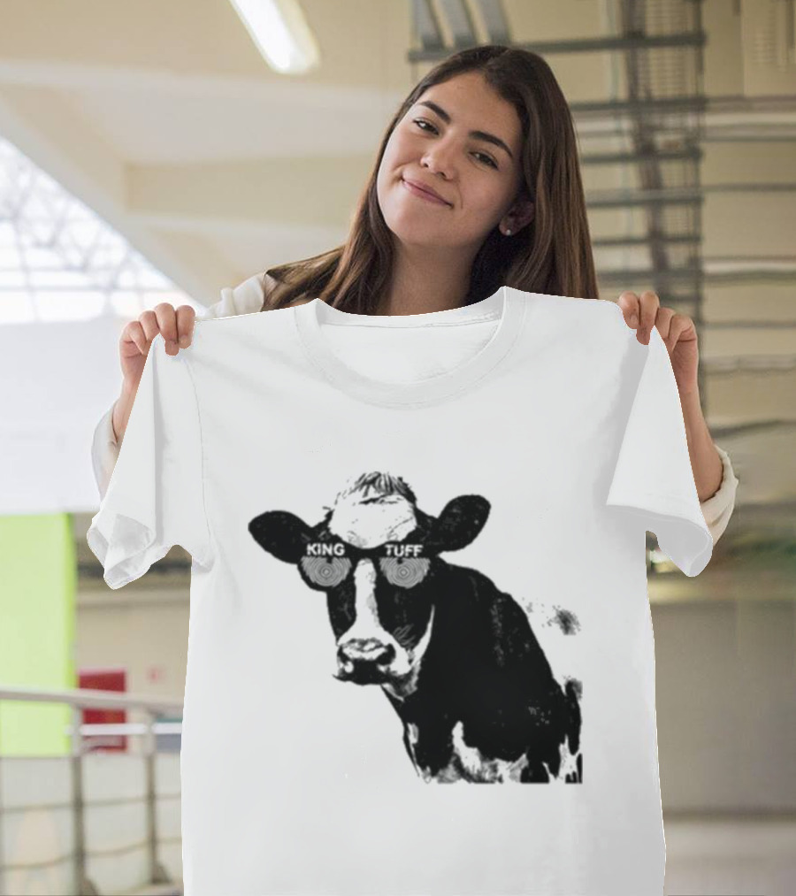 King Tuff X Ray Cow Illustration Holstein T-Shirt