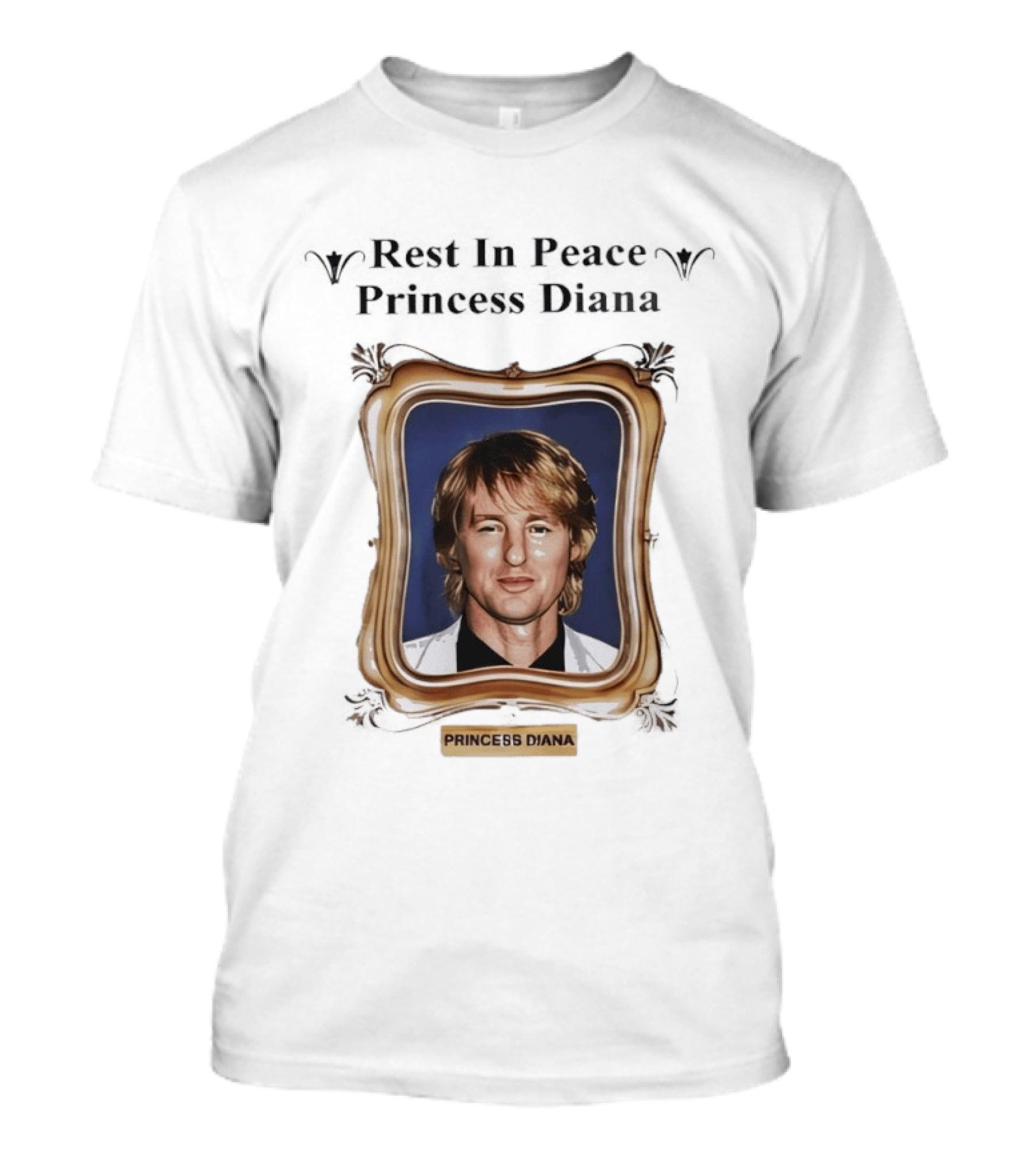 Rest In Peace Princess Diana Vintage Frame T-Shirt
