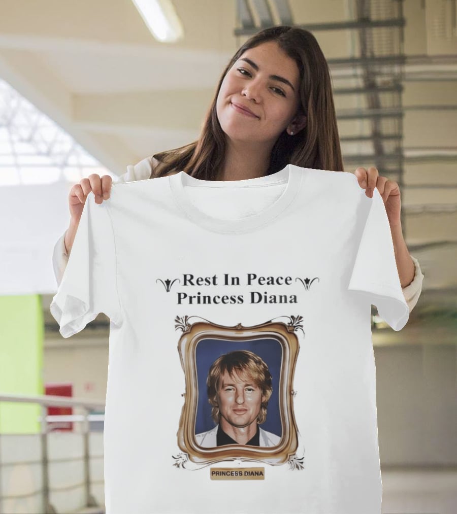 Rest In Peace Princess Diana Vintage Frame T-Shirt