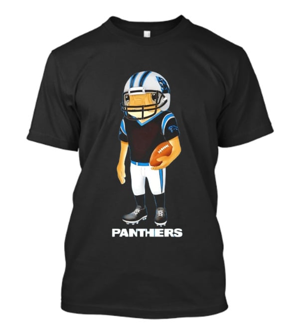 Bad Bunny Carolina Panthers Concho Football Collaboration T-Shirt