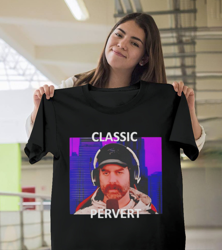 Bruce Greene Classic Pervert Headset Image T-Shirt