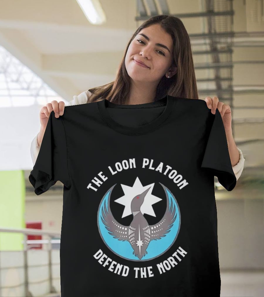 The Loon Platoon Defend The North Starbird T-Shirt