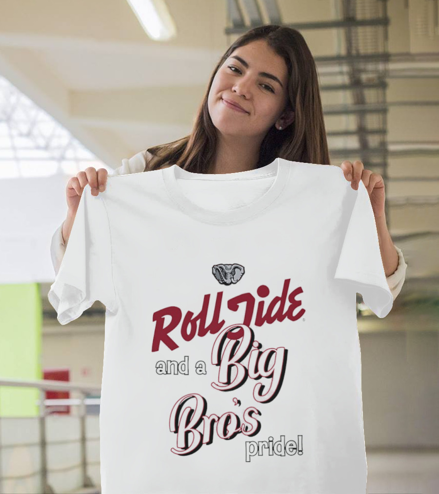 Roll Tide And A Big Bro's Pride With Elephant T-Shirt