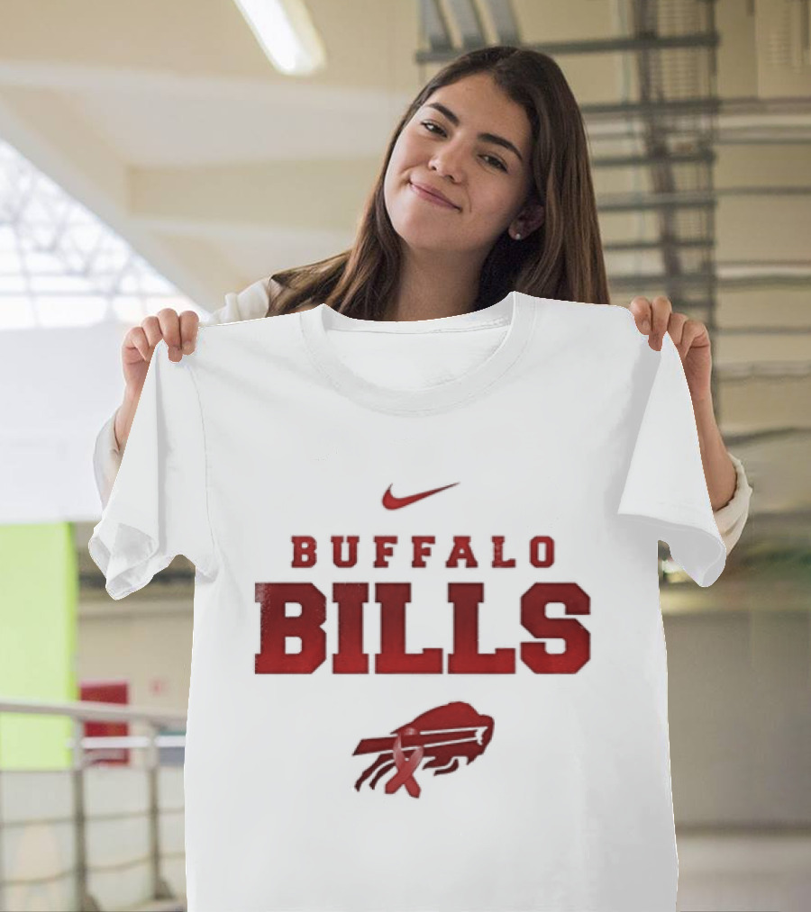 Buffalo Bills Nike Red February American Heart Month T-Shirt