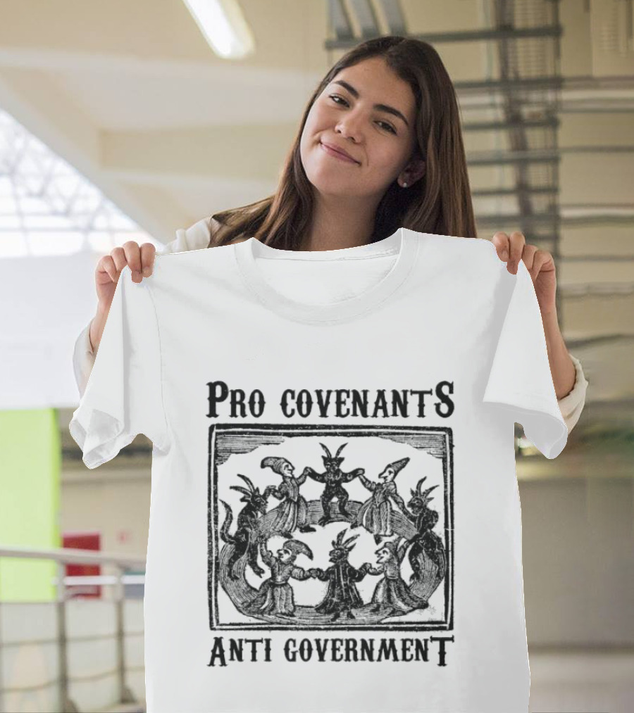 Pro Covenants Anti Government Silhouette Group T-Shirt
