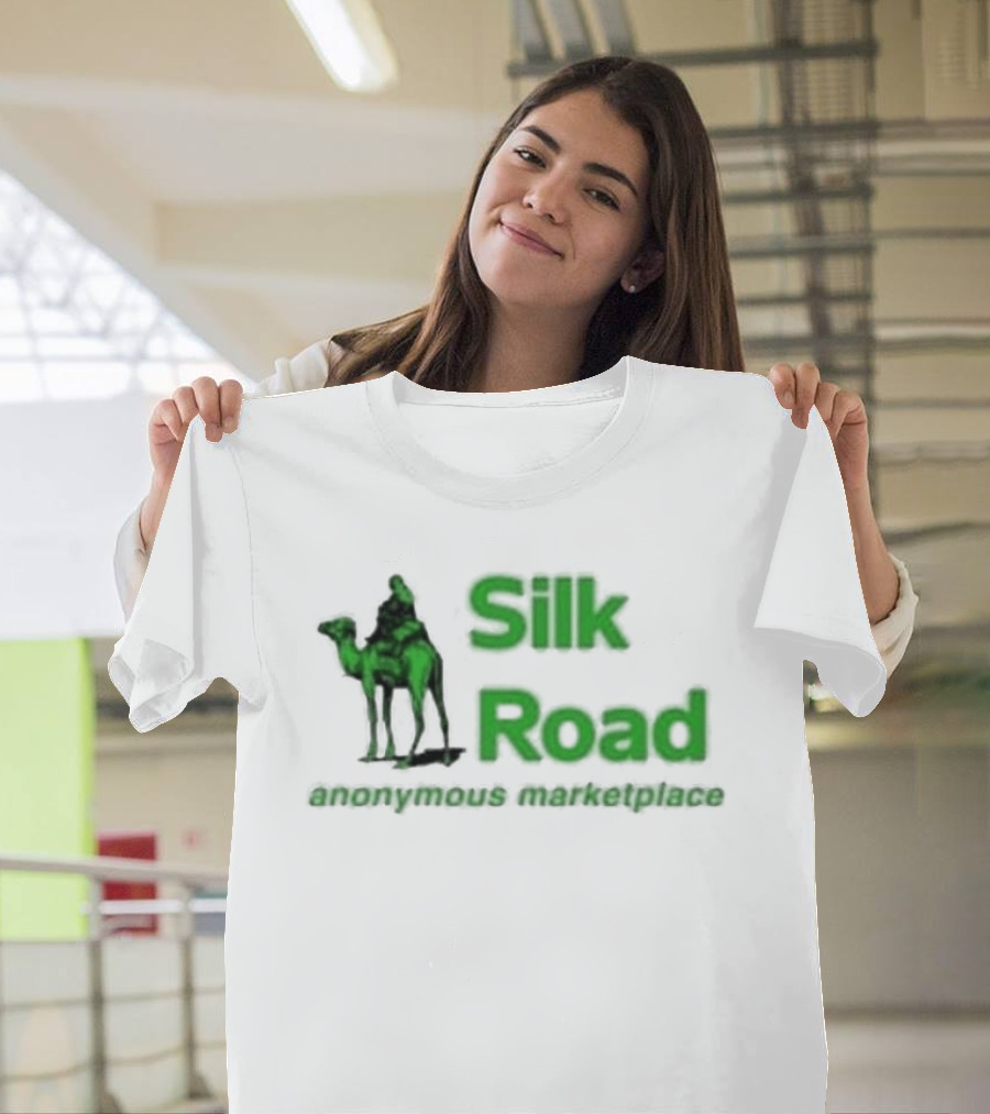 Silk Road Anonymous Marketplace Ross Ulbricht Camel T-Shirt