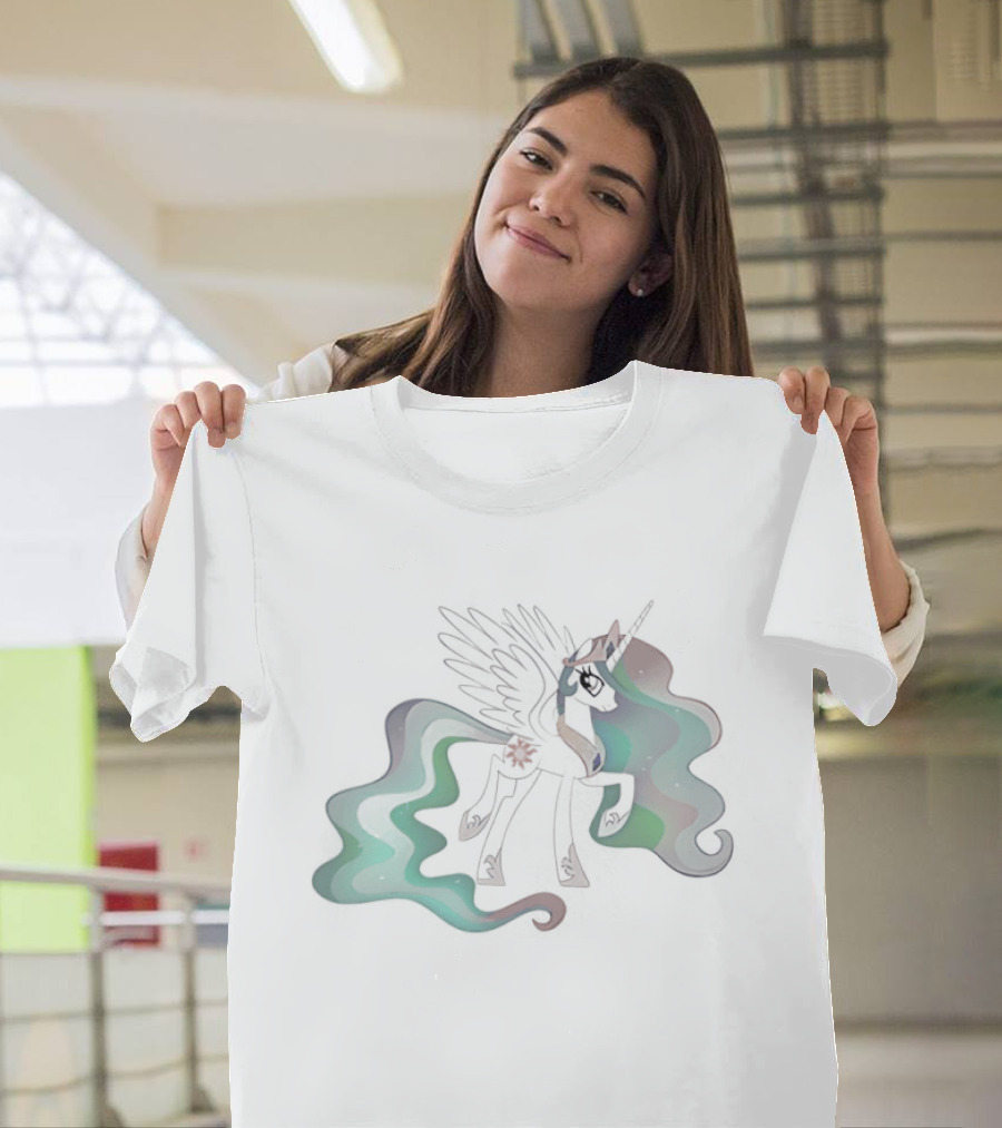 Unicorn Princess Celestia John Felix Cena Wings And Horn Fantasy Fusion T-Shirt