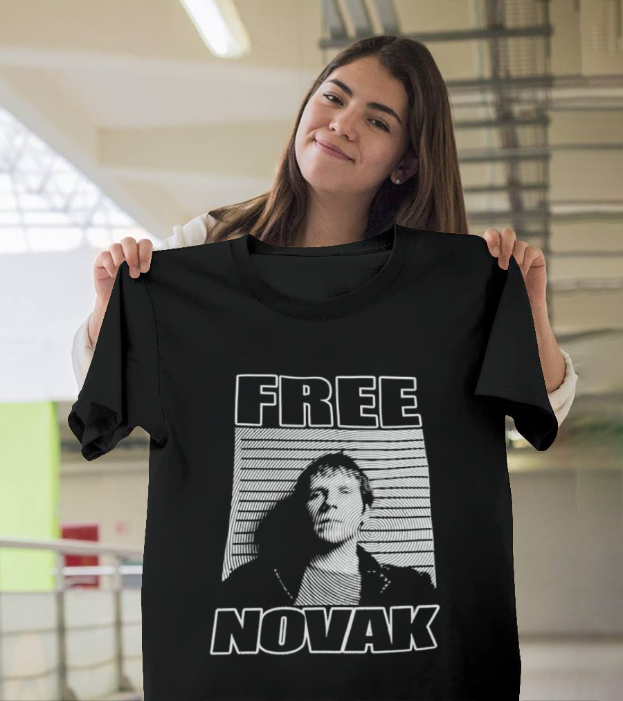 Free Novak Tennis Star Fan Support T-Shirt