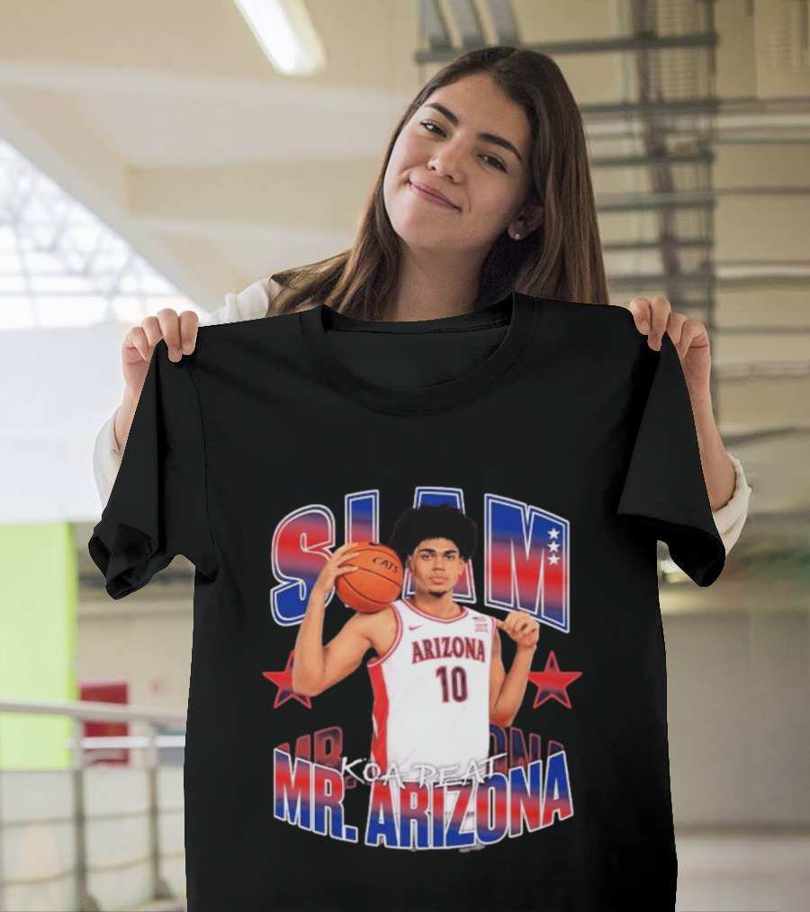 Koa Peat Arizona Basketball Slam Mr Arizona T-Shirt