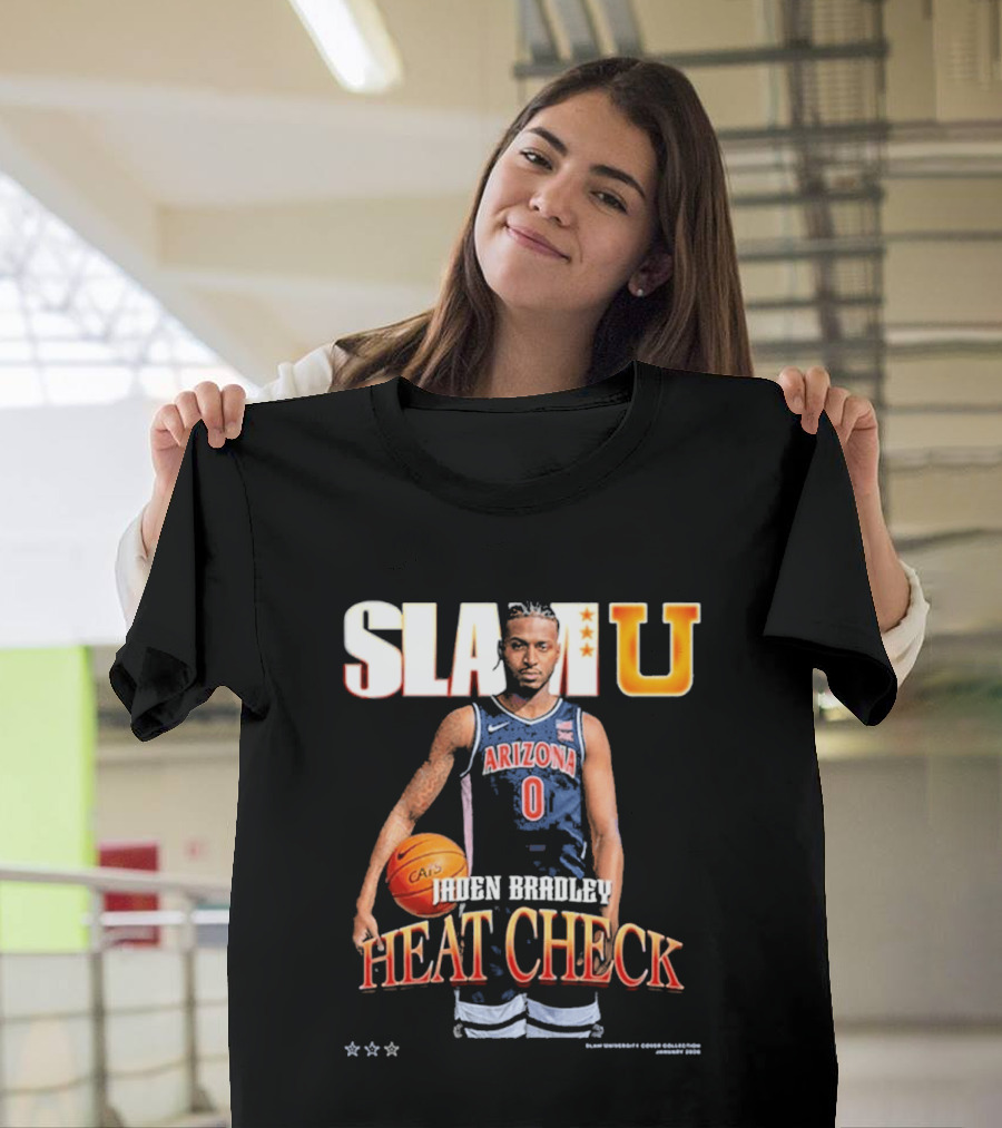 Jaden Bradley Arizona Wildcats SLAMU Heat Check Star T-Shirt
