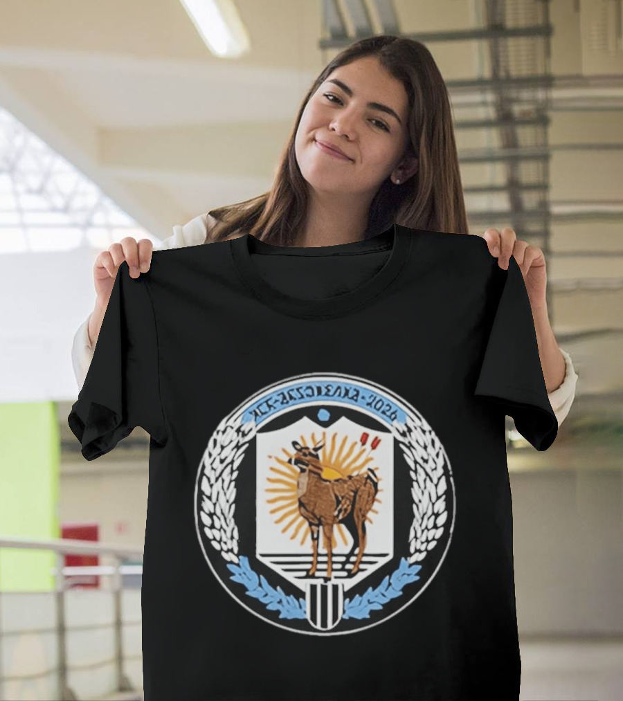 MCR Argentina 2026 Lama Emblem With Sun Laurel Leaves T-Shirt