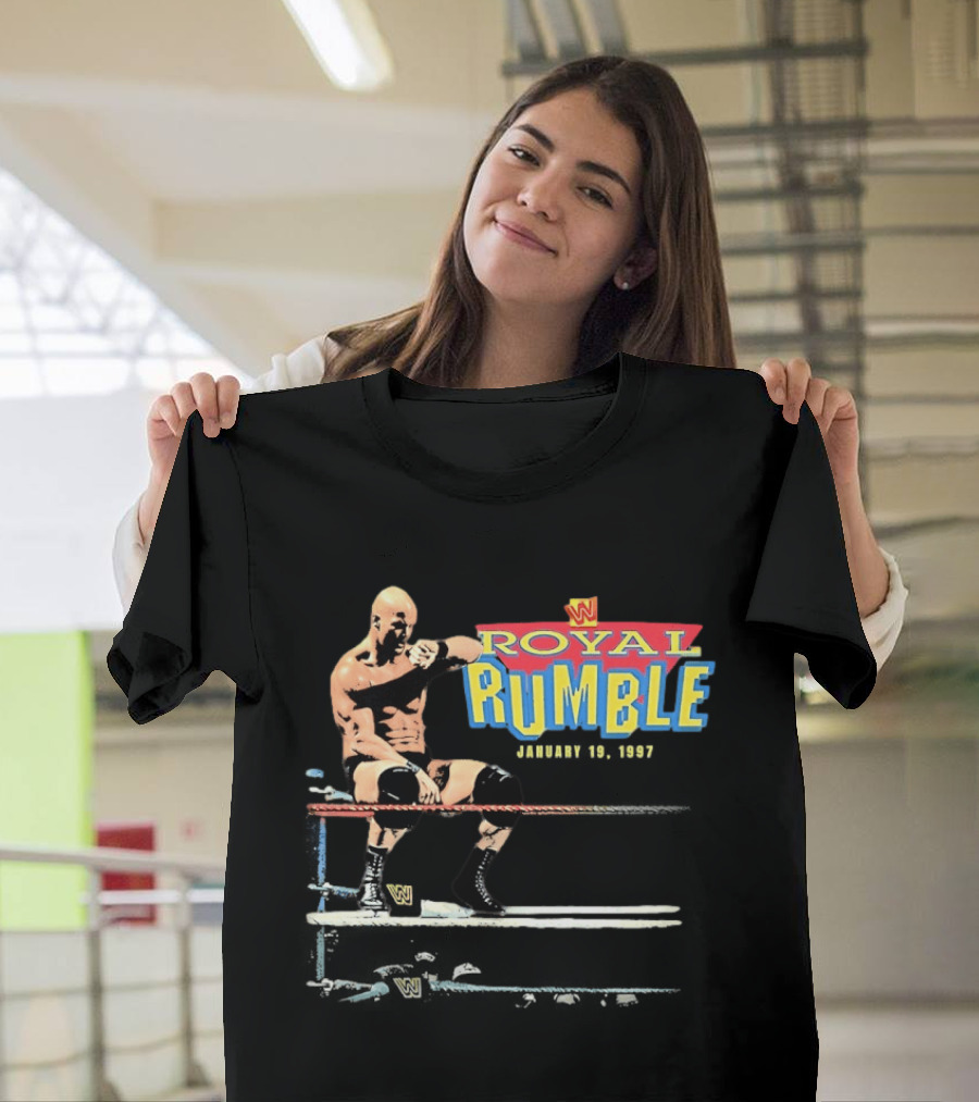Royal Rumble 1997 Stone Cold Steve Austin WWE Wrestler T-Shirt