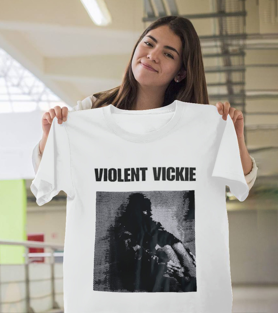 Violent Vickie Pixel Art Visual T-Shirt