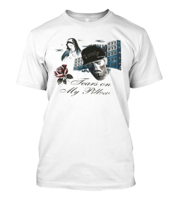 Willy Chavarria Tears In My Pillow Rose Lonely Cityscape Expressions T-Shirt