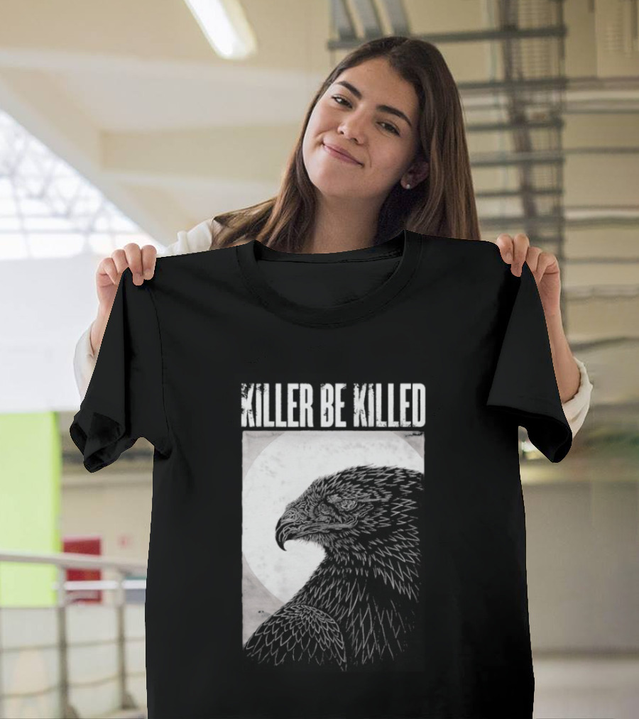 Killer Be Killed Black And White Eagle T-Shirt