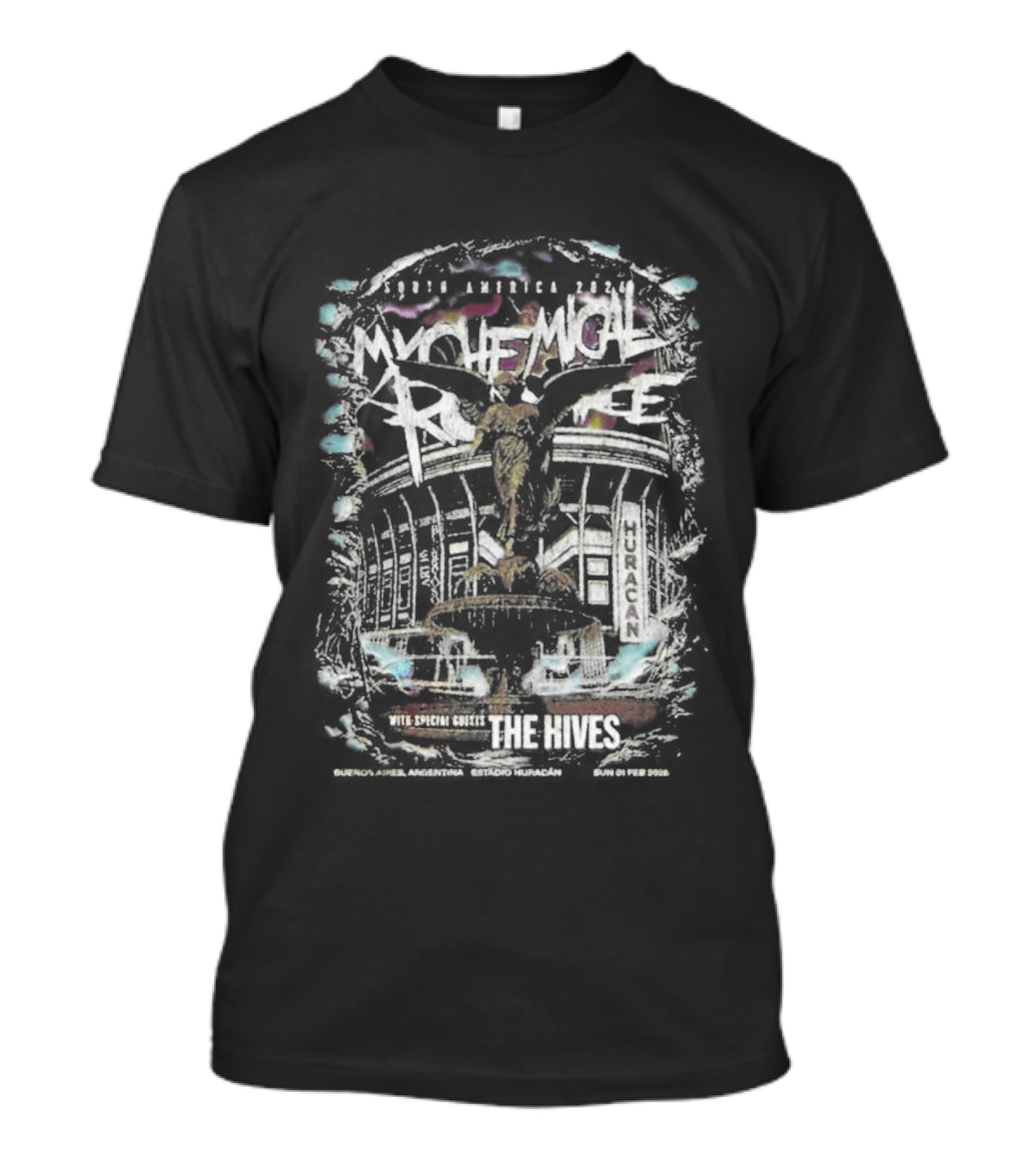 My Chemical Romance Feb 1 2026 Estadio Huracan Argentina Mexican T-Shirt