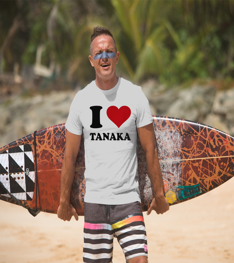 I Love Tanaka Ao Tanaka Leeds United FC T-Shirt