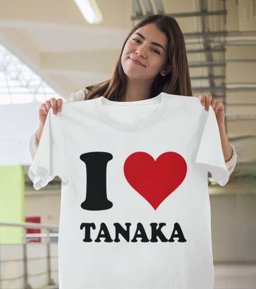 I Love Tanaka Ao Tanaka Leeds United FC T-Shirt