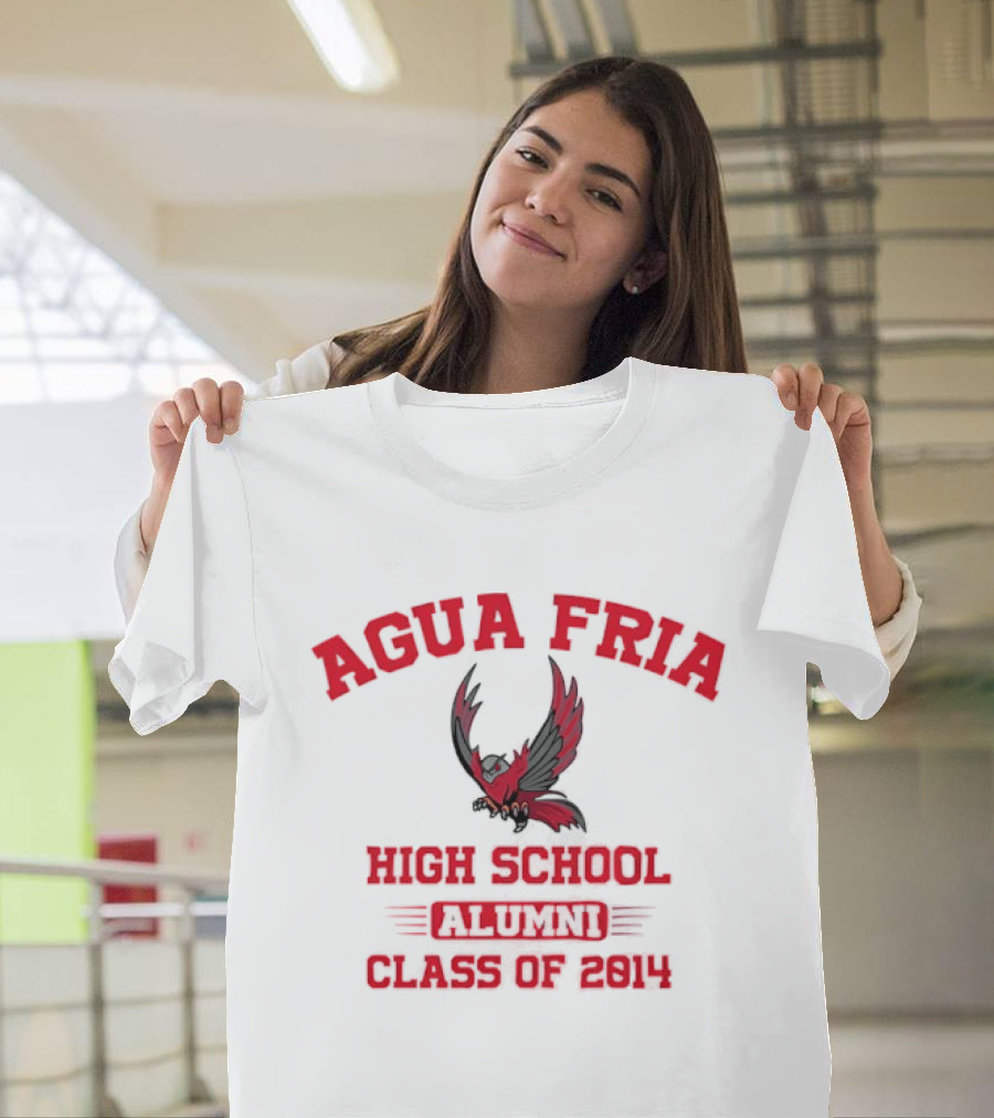 Agua Fria High School Alumni Class Of 2014 Falcon T-Shirt