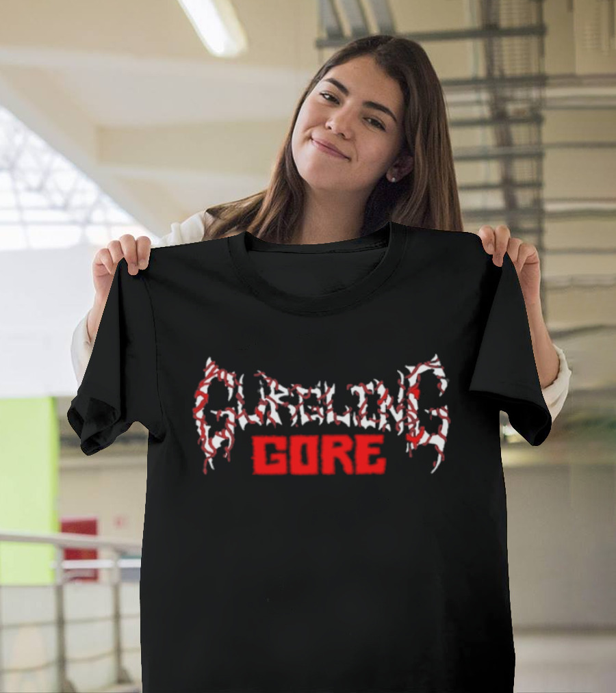 Gurgling Gore Death Metal Fan Favorite Distorted Lettering T-Shirt