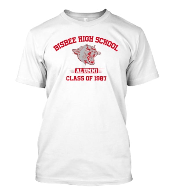 Bisbee High School Alumni Class Of 1987 Cougar T-Shirt