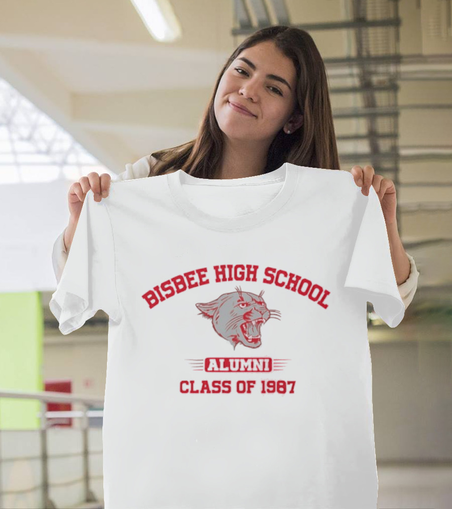 Bisbee High School Alumni Class Of 1987 Cougar T-Shirt