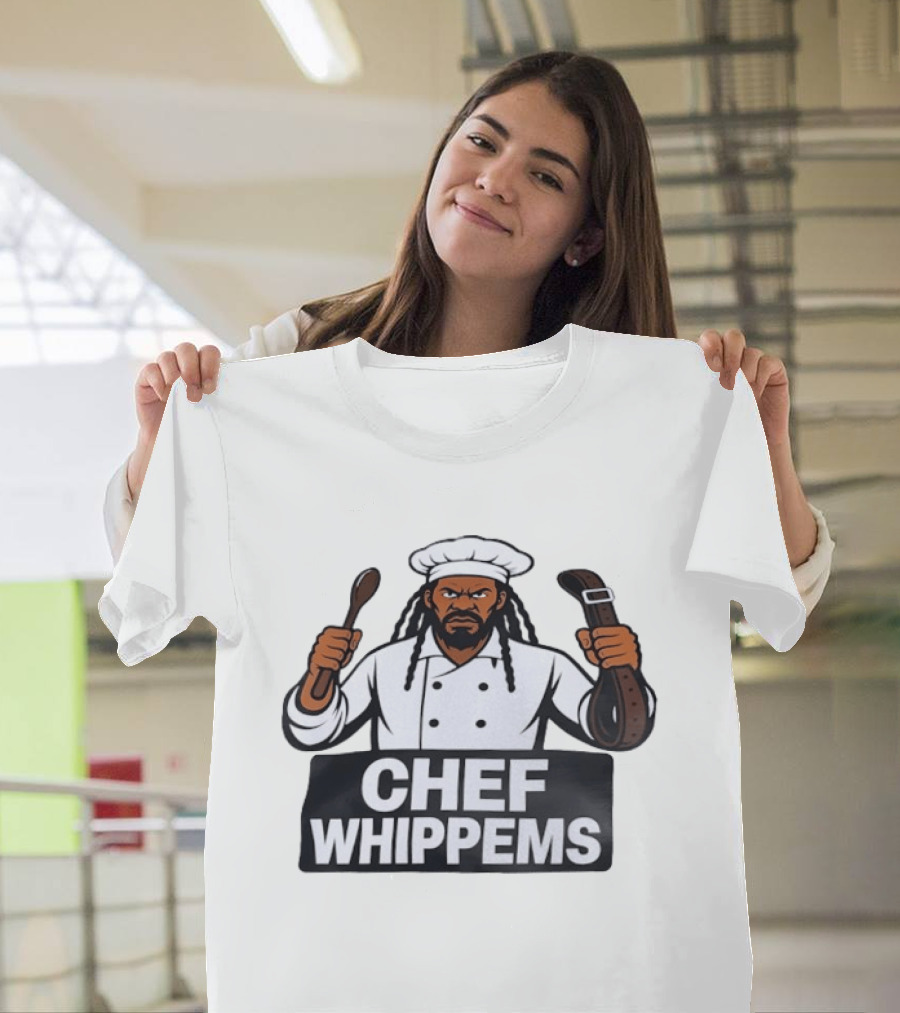 Chef Whippems Character Design Featuring Wooden Spoon And Belt T-Shirt