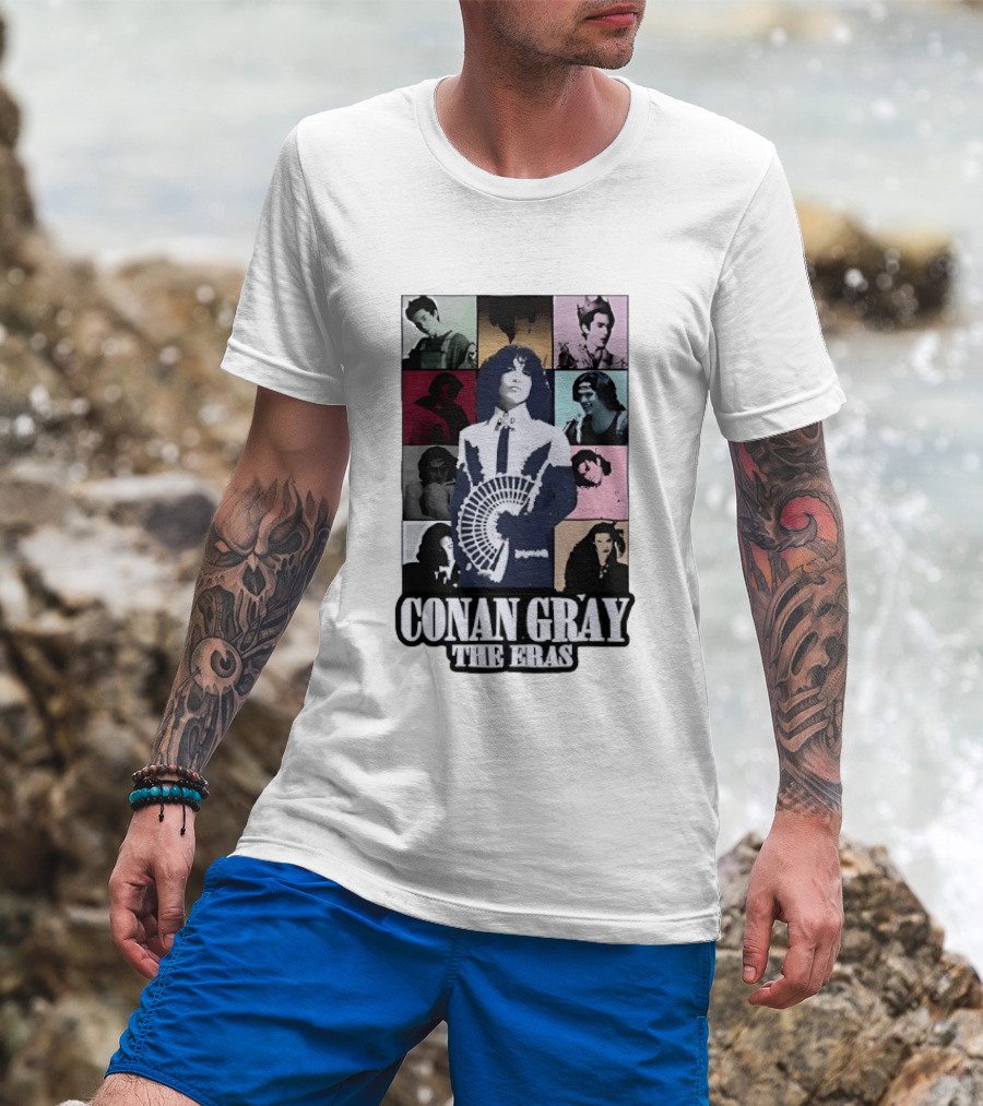 Conan Gray The Eras Tour Vintage Pop Collage T-Shirt