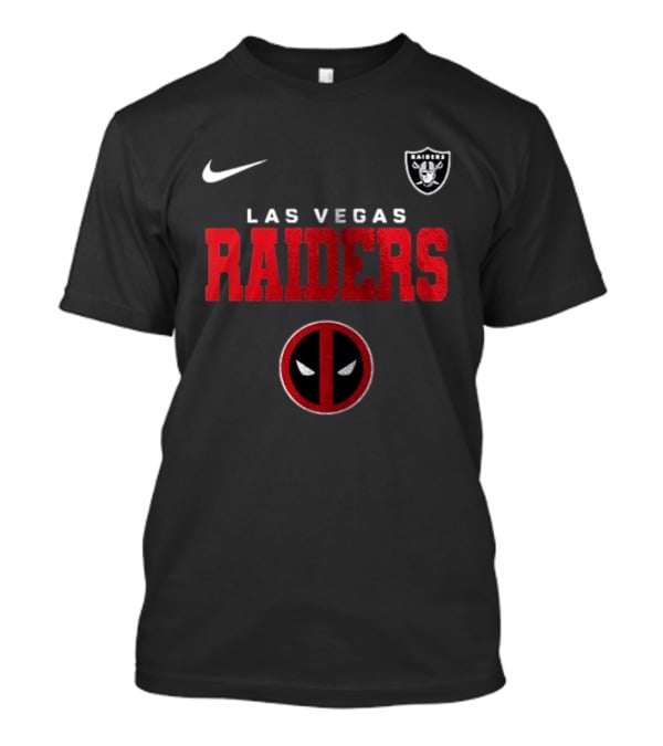 Las Vegas Raiders Deadpool Let's F***ing Go Nike T-Shirt