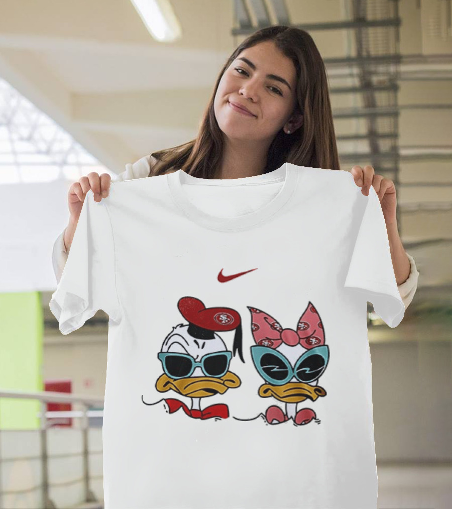 Nike San Francisco 49ers Donald Daisy Duck Collaboration T-Shirt