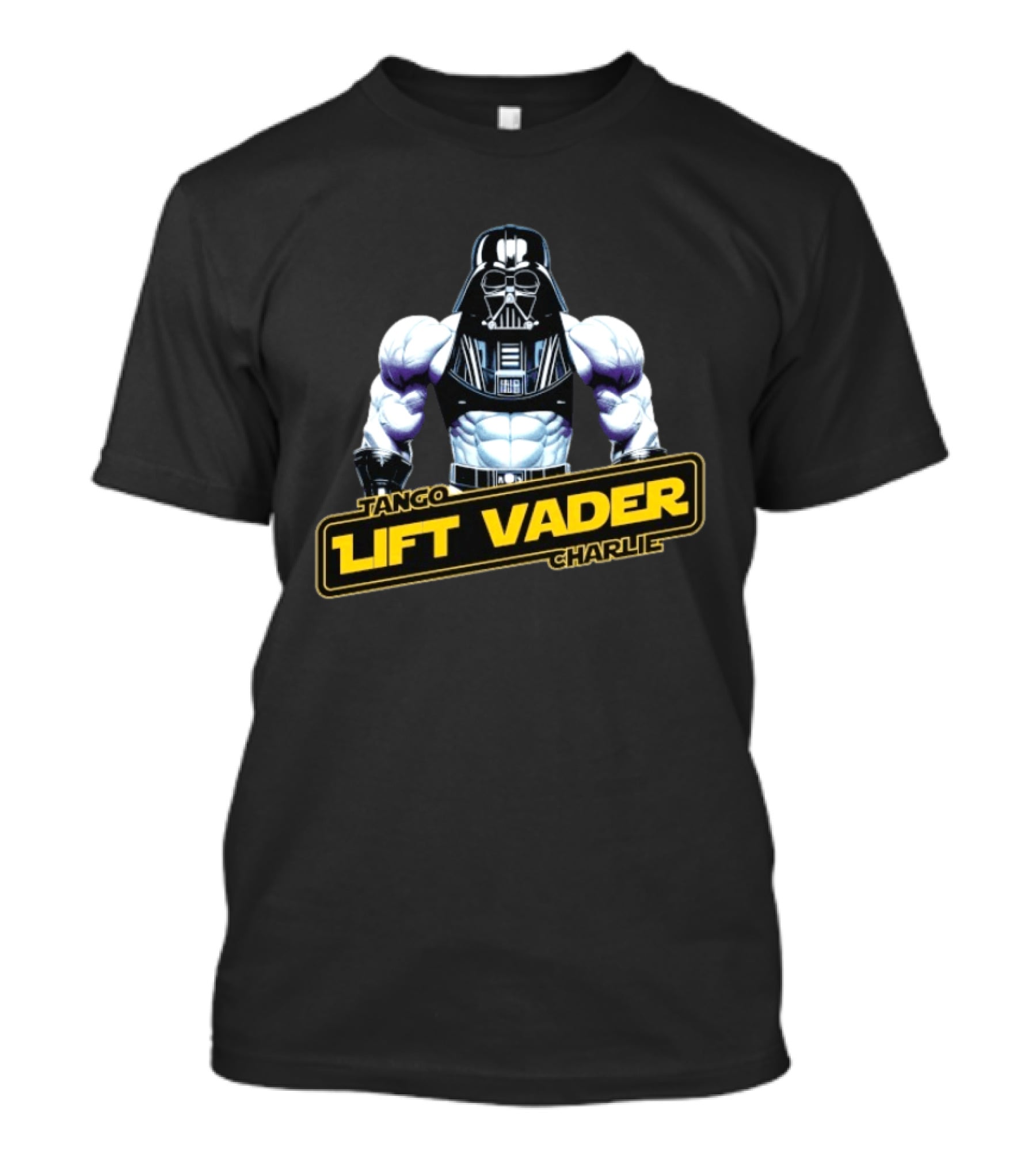 Tango Lift Vader Charlie Star Wars Buff Darth Vader T-Shirt